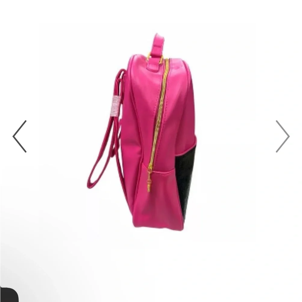 Juicy Couture Pink & Black Sequin Backpack